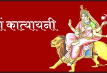 आज आश्विन शुक्ल षष्ठीमा कात्यायनी देवीको पूजा आराधना