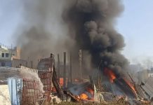 चन्द्रपुरमा घिमिरे टायल उद्योगमा भीषण आगलागी, ठूलो क्षतिको आशंका