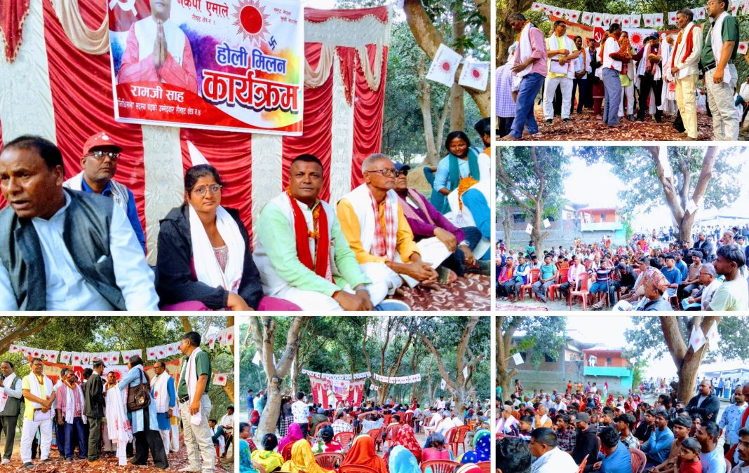 रौतहट–४ मा एमालेको लहर : गढीमाई–बालुवा मदनपुरमा सयौँ नेता–कार्यकर्ता पार्टी प्रवेश