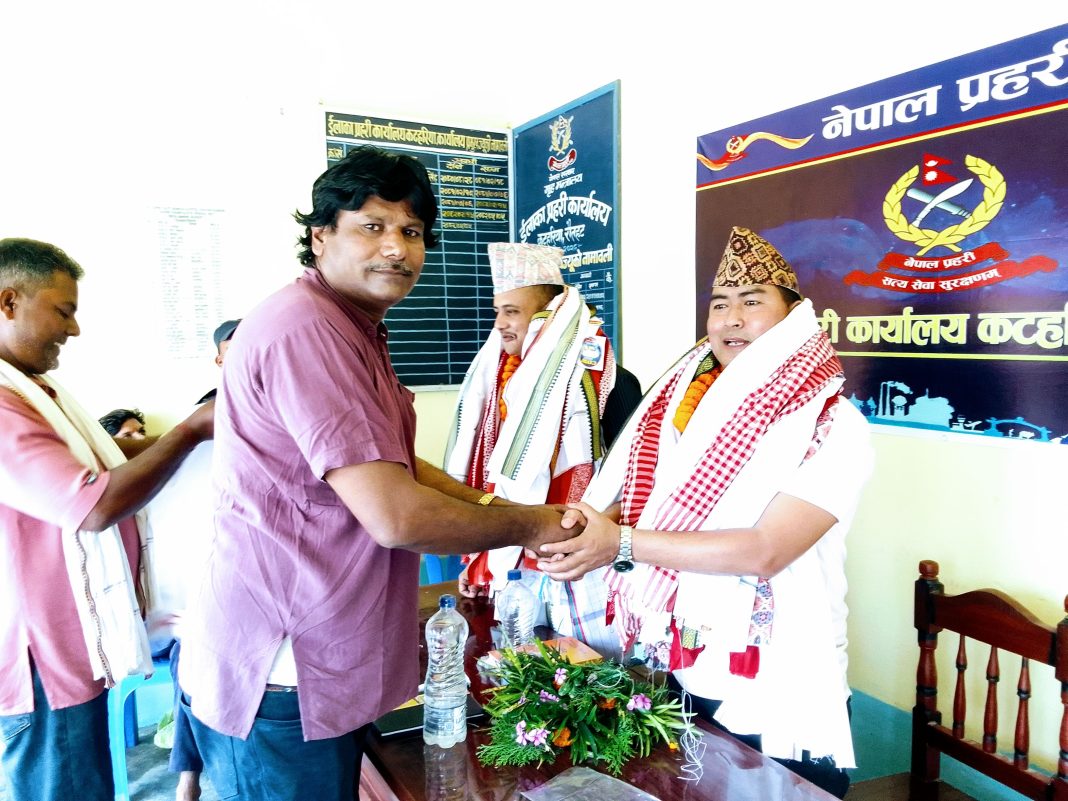 कटहरियामा प्रहरी नायब निरीक्षकको सरुवा तथा स्वागत–बिदाइ कार्यक्रम सम्पन्न