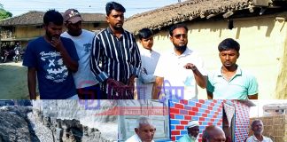 रौतहटको गुजरा–३ बलुवामा १८ लाखको नाला निर्माण कार्य तीव्र, स्थानीय खुसी