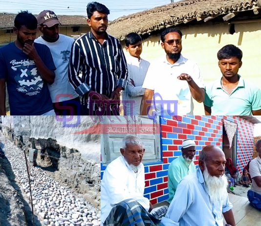 रौतहटको गुजरा–३ बलुवामा १८ लाखको नाला निर्माण कार्य तीव्र, स्थानीय खुसी